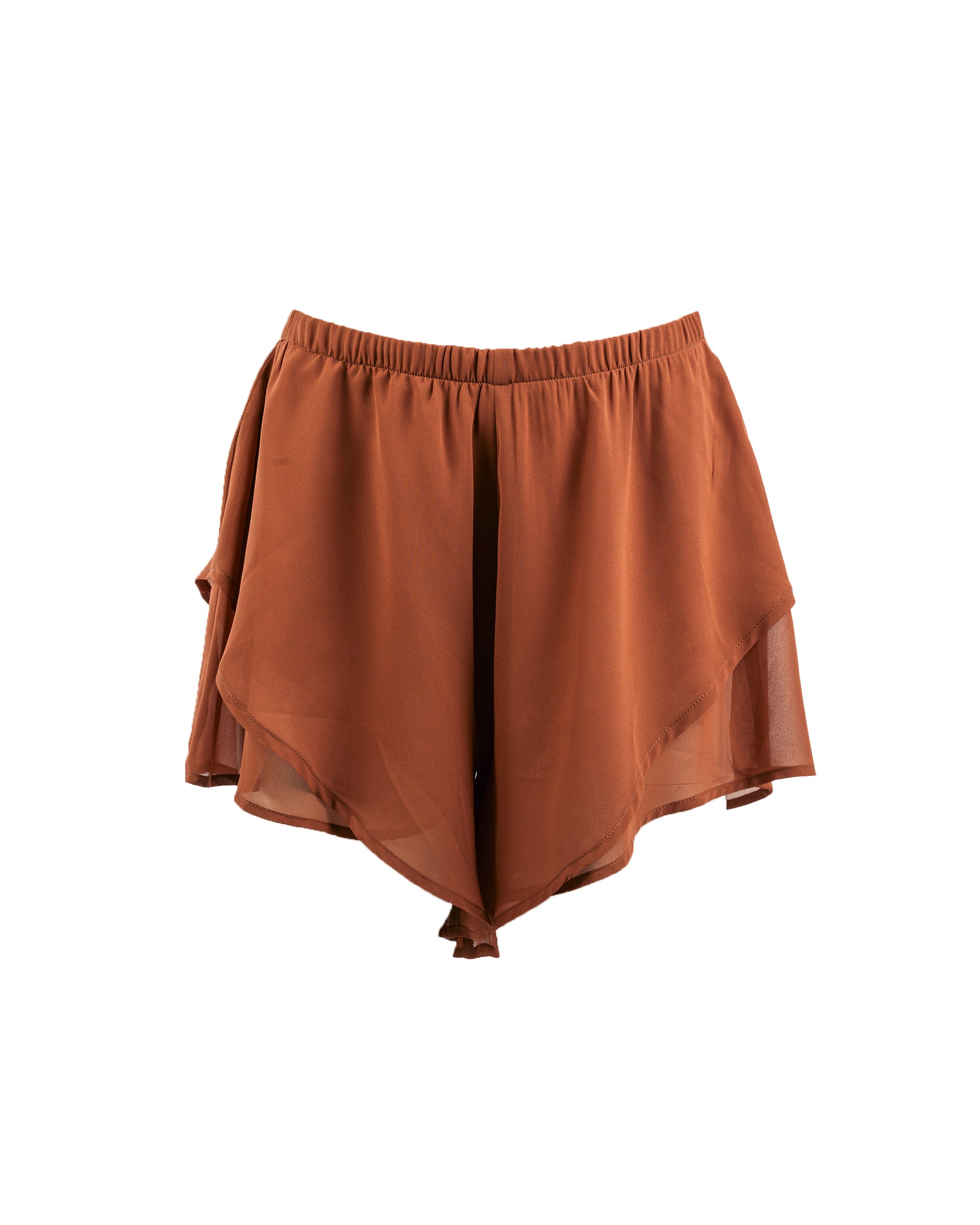 Brown skirt on a white background