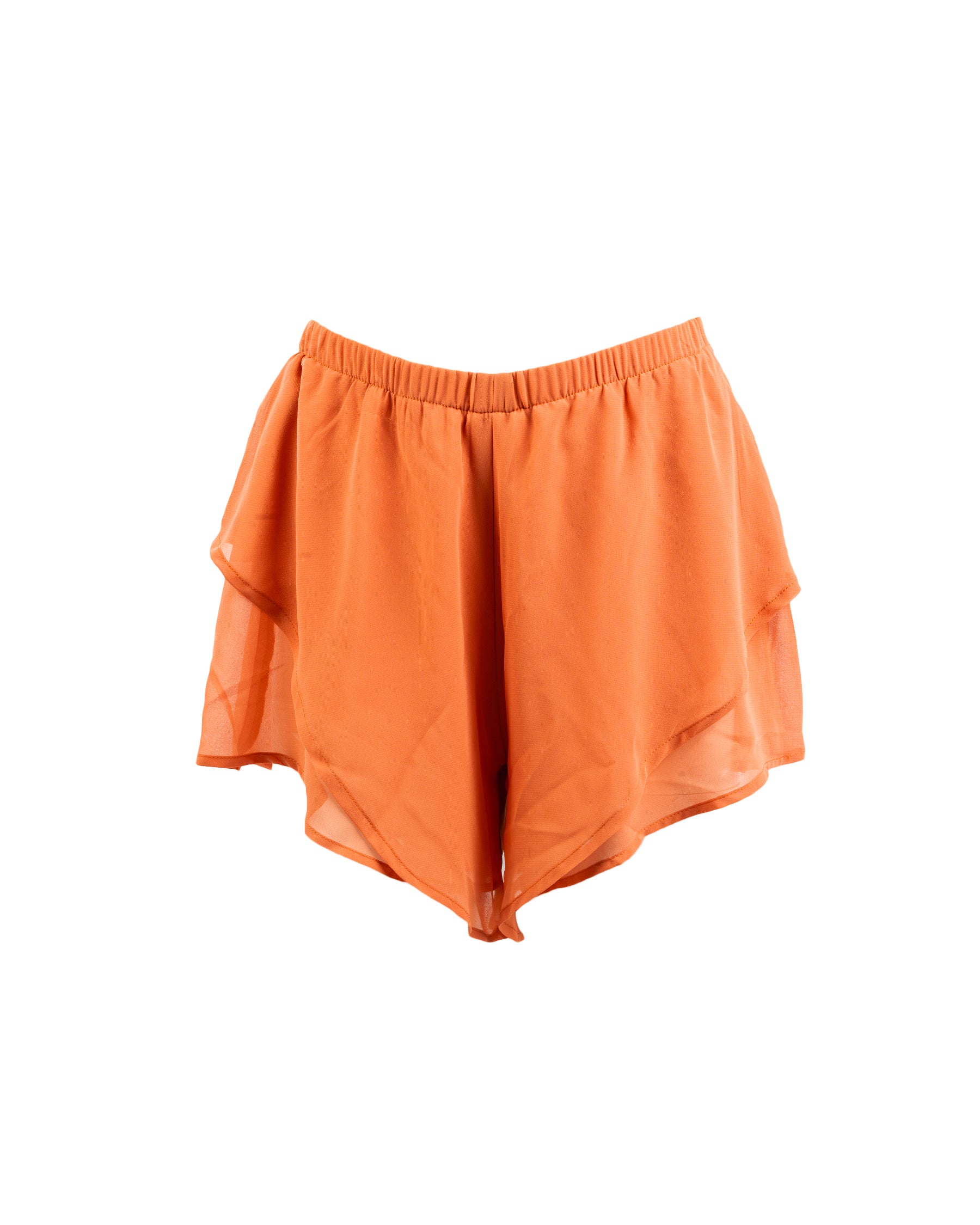 Orange skirt on a white background