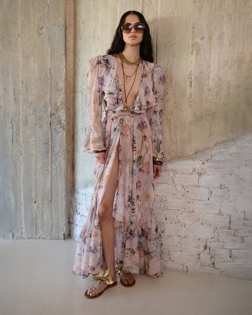 AZAELA KIMONO WRAP DRESS