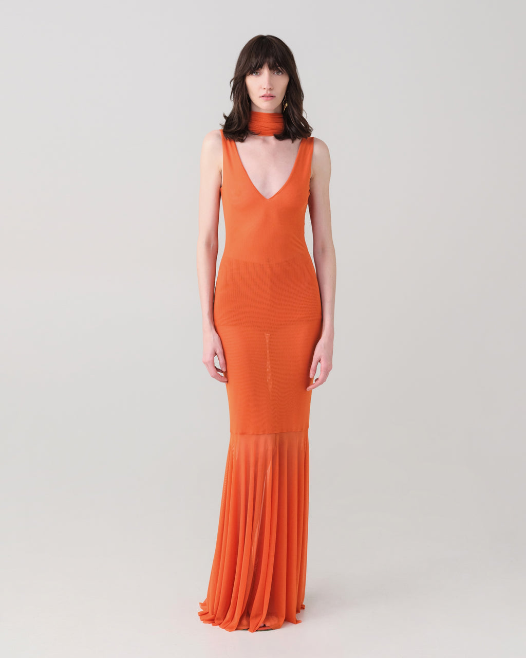 VALERIA ORANGE TULLE