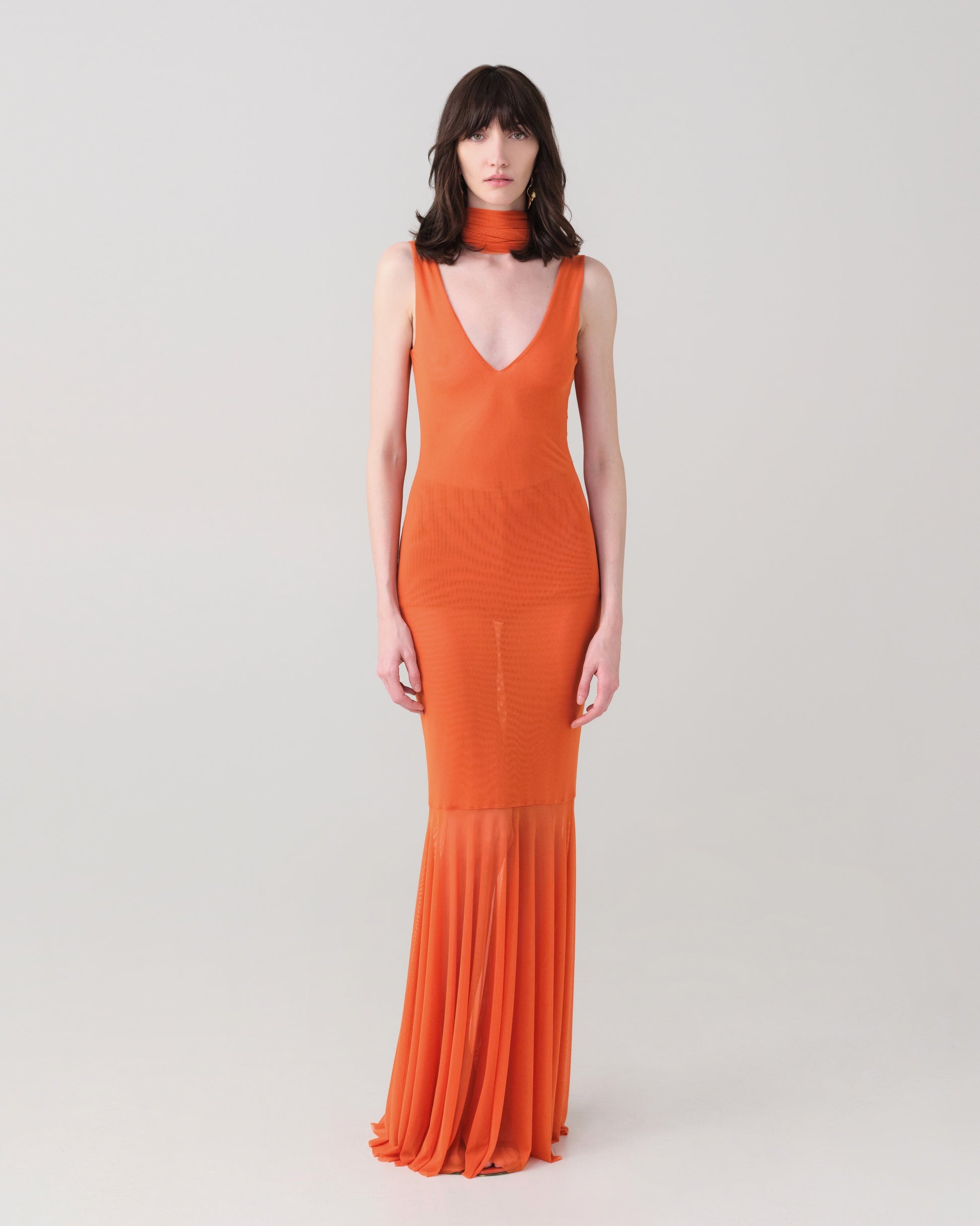 VALERIA ORANGE TULLE