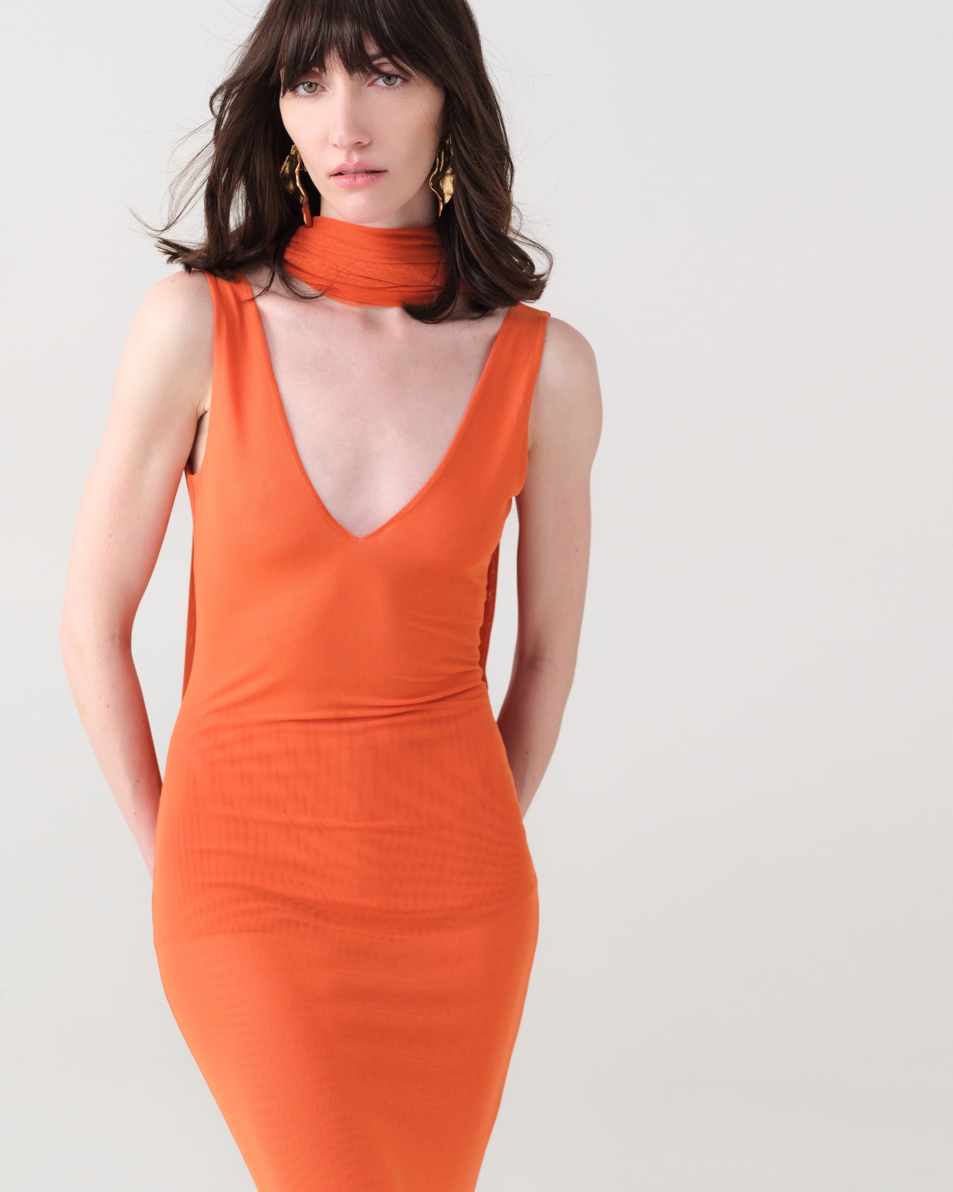VALERIA ORANGE TULLE
