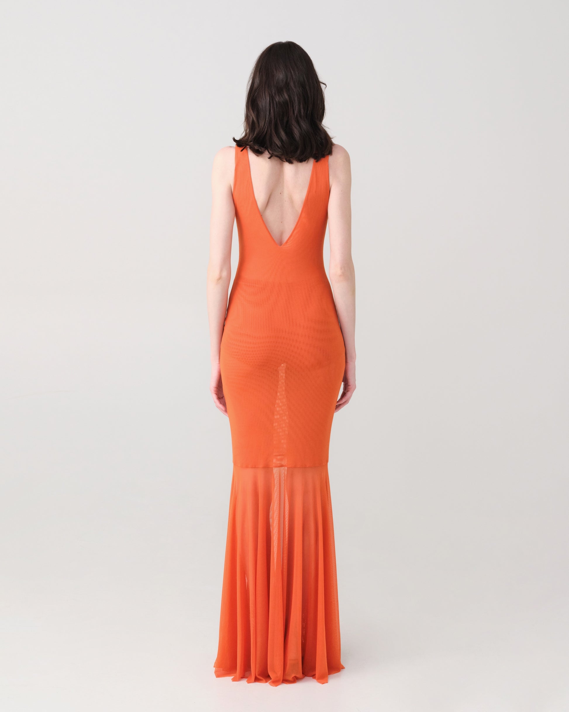 VALERIA ORANGE TULLE
