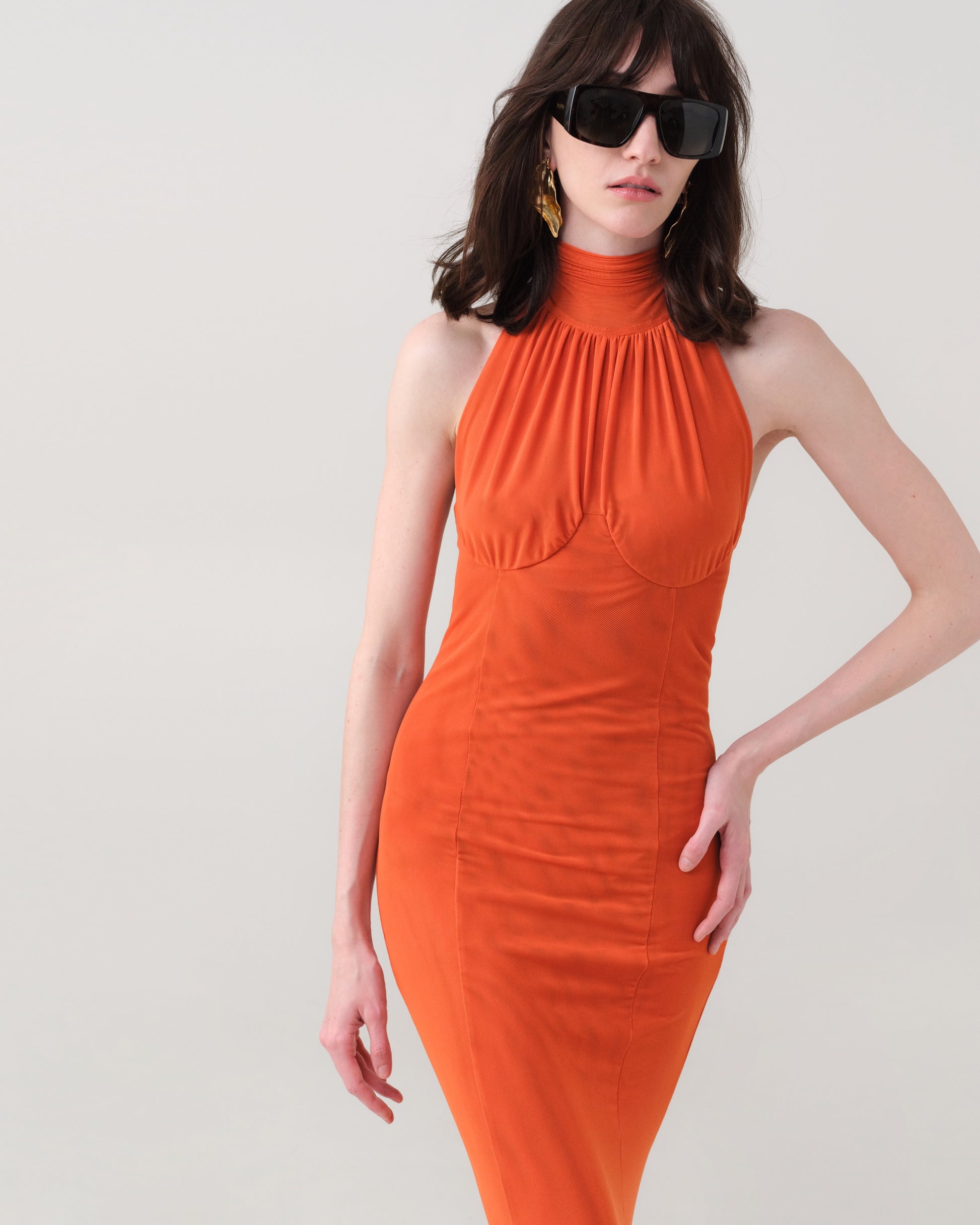 VAPOR ORANGE DRESS