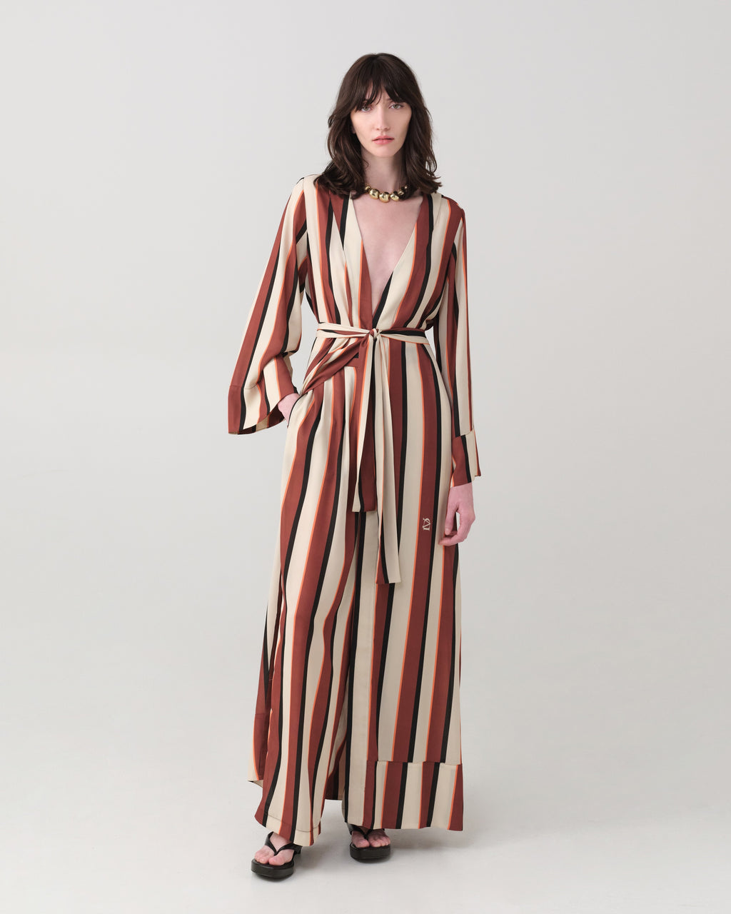 LAURA STRIPED KIMONO