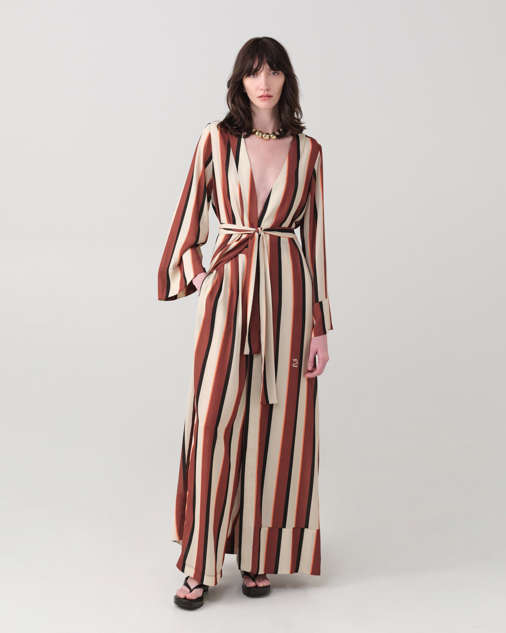 LAURA STRIPED KIMONO