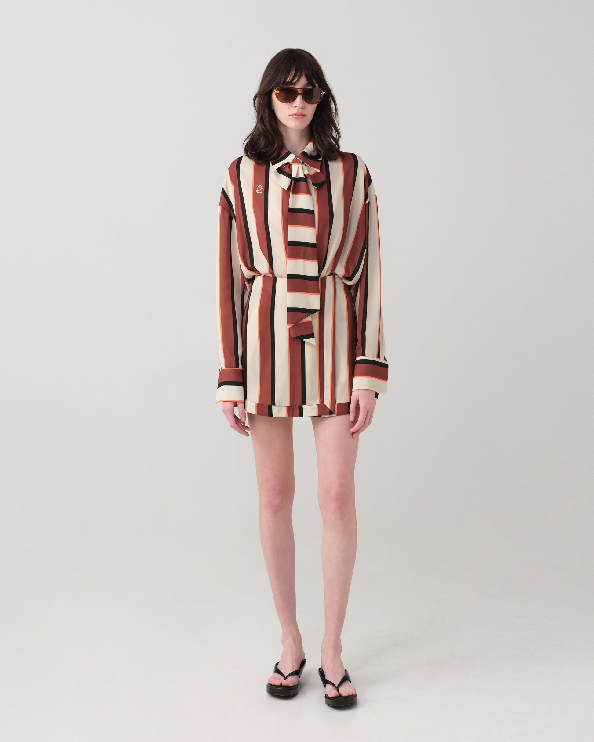 IRENE STRIPED SKIRT