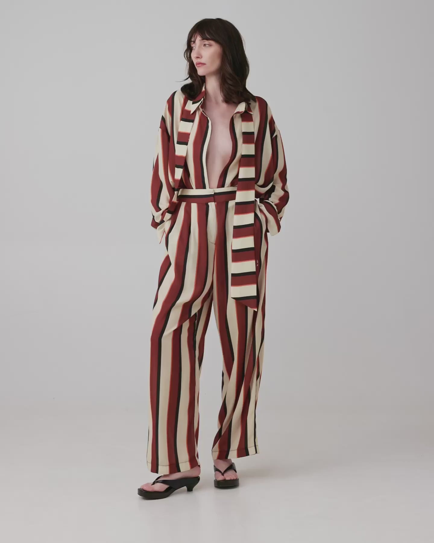 IRENE STRIPED PANTS