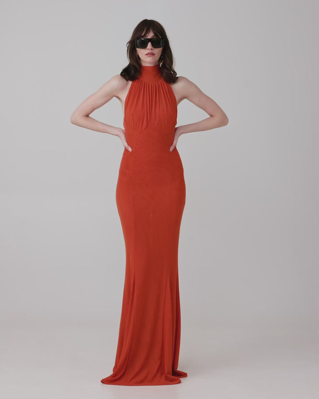 VAPOR ORANGE DRESS