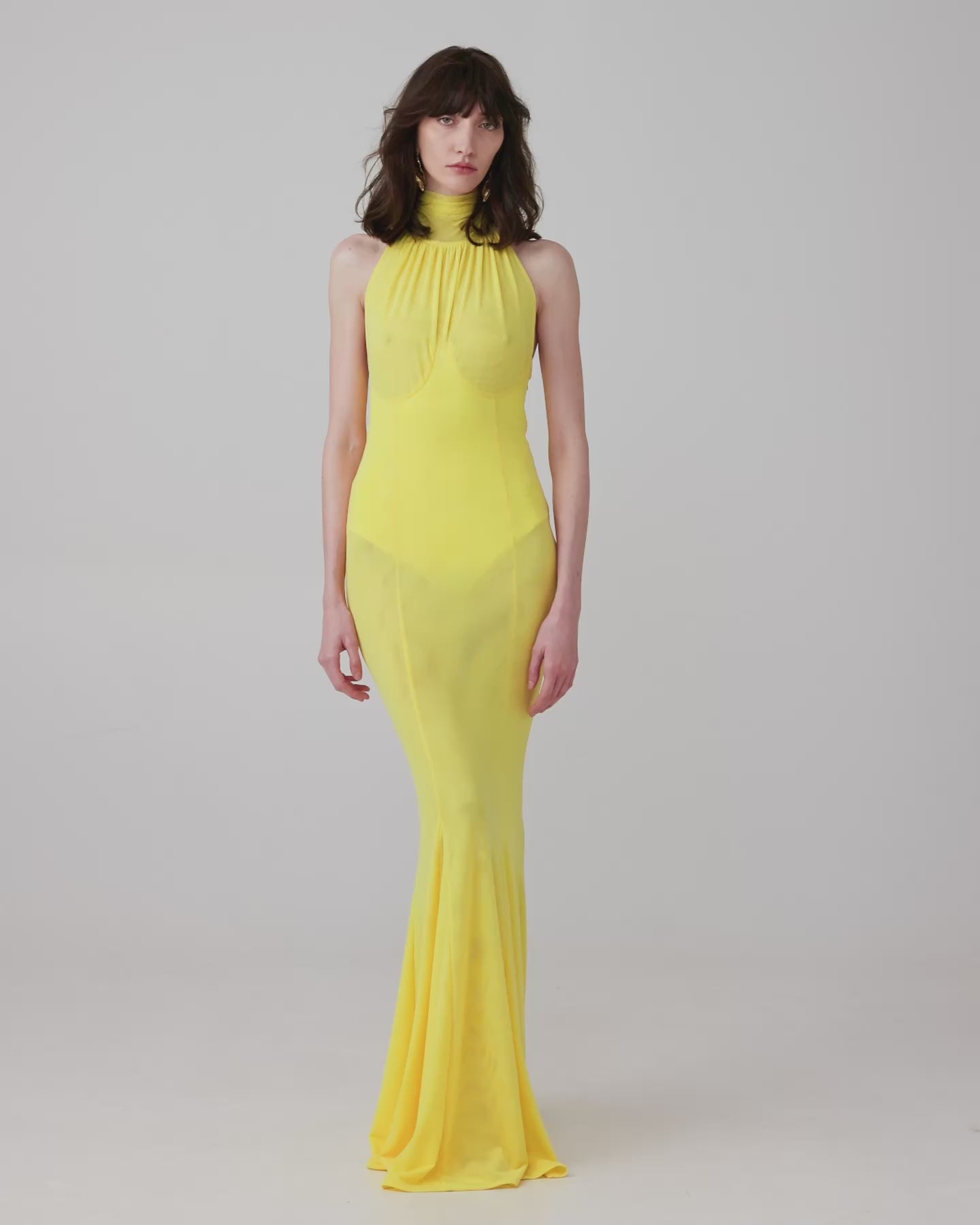 VAPOR YELLOW DRESS