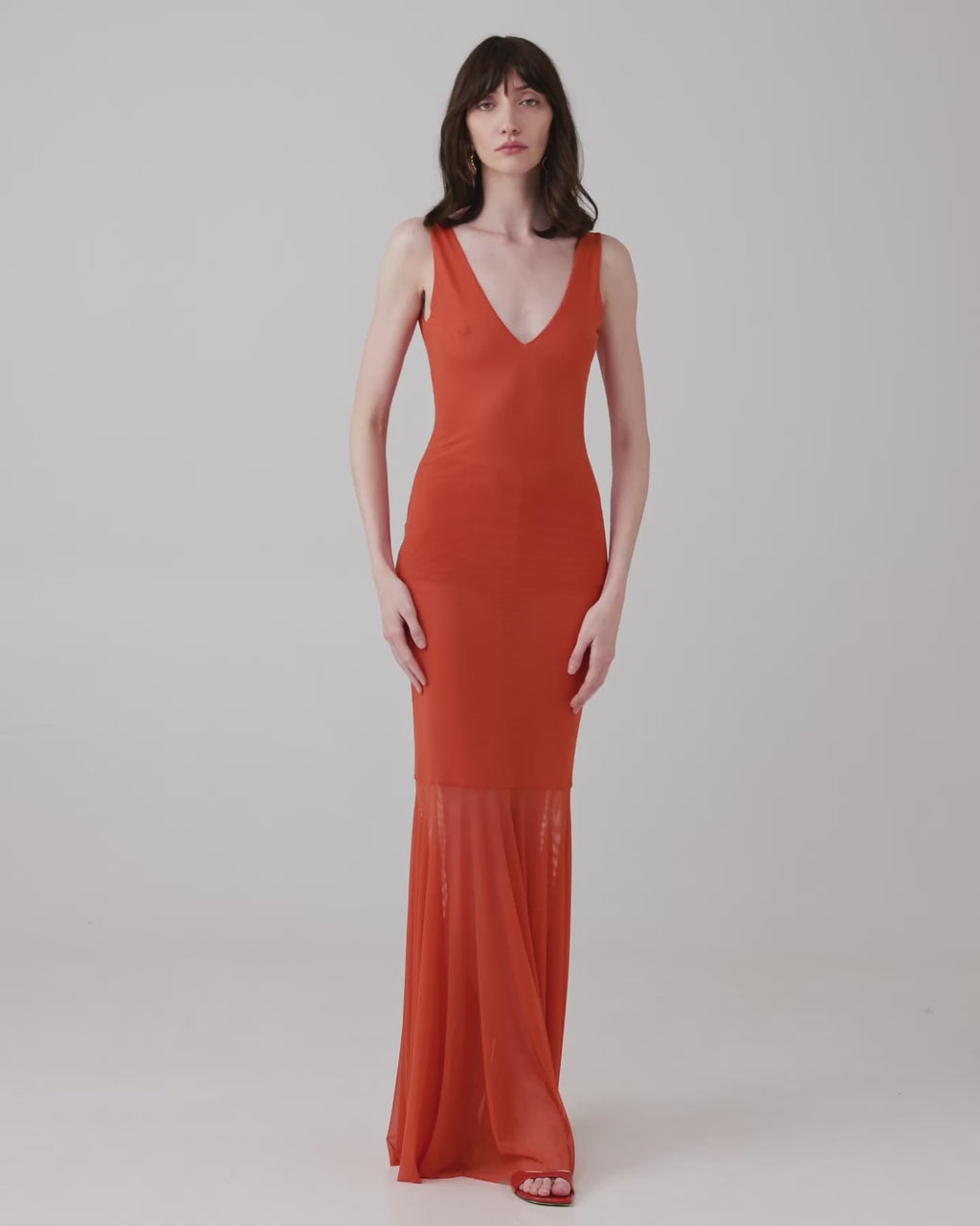VALERIA ORANGE TULLE
