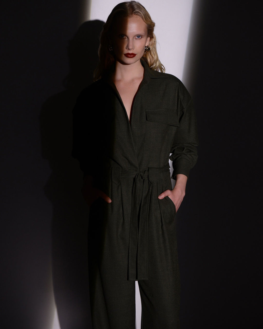 OBSESSION JUMPSUIT OLIVE GREEN