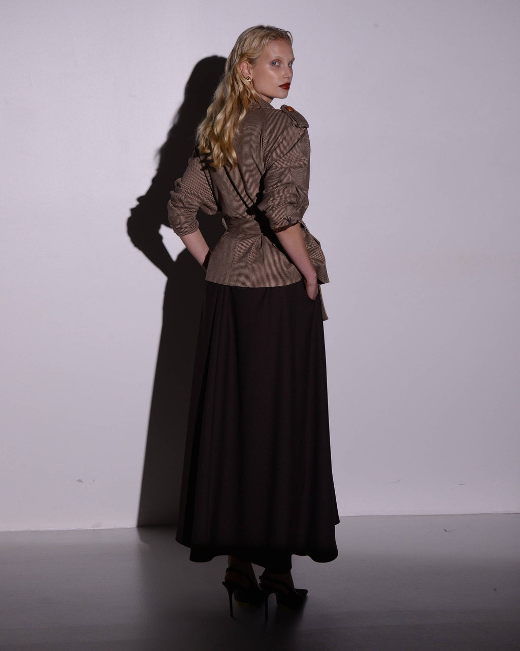 ELITE SKIRT BROWN