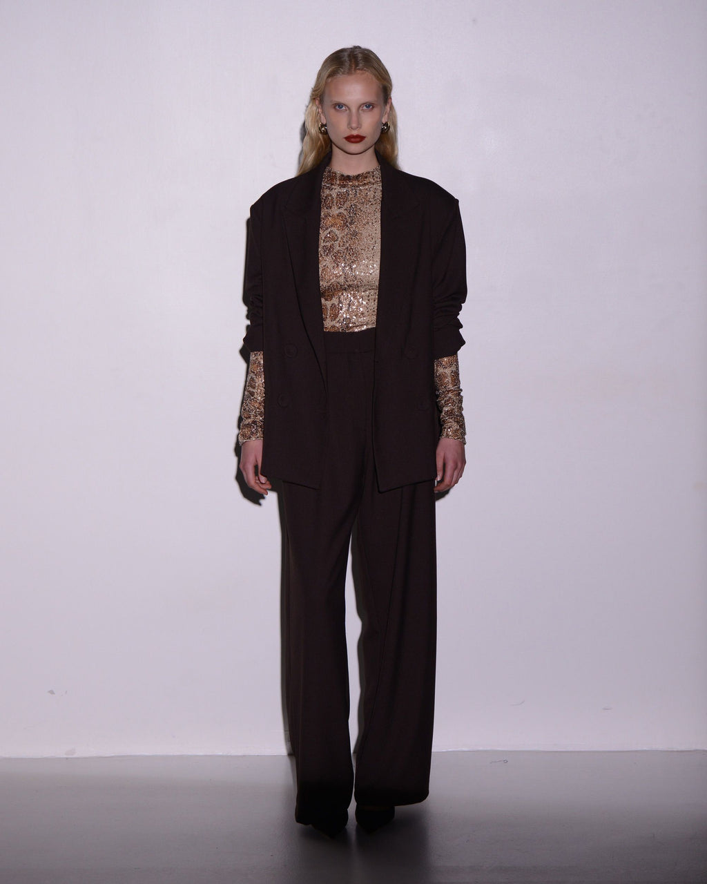 LUMIERE SEQUINS BODYSUIT SNAKE